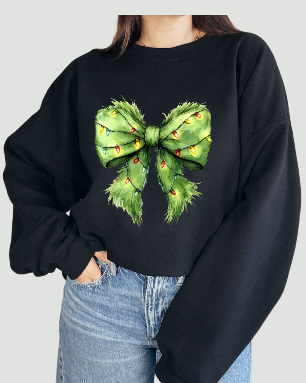 Grinch Bow